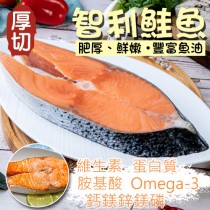 嚴選厚切智利鮭魚片/0.35公斤